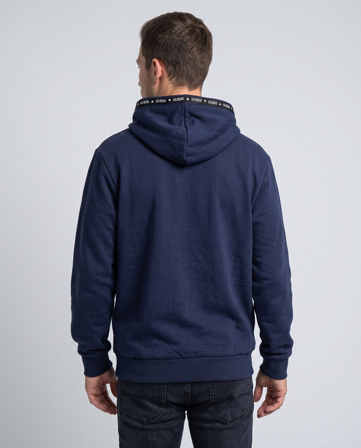 Guess Original Men Hoodie oversized - model back