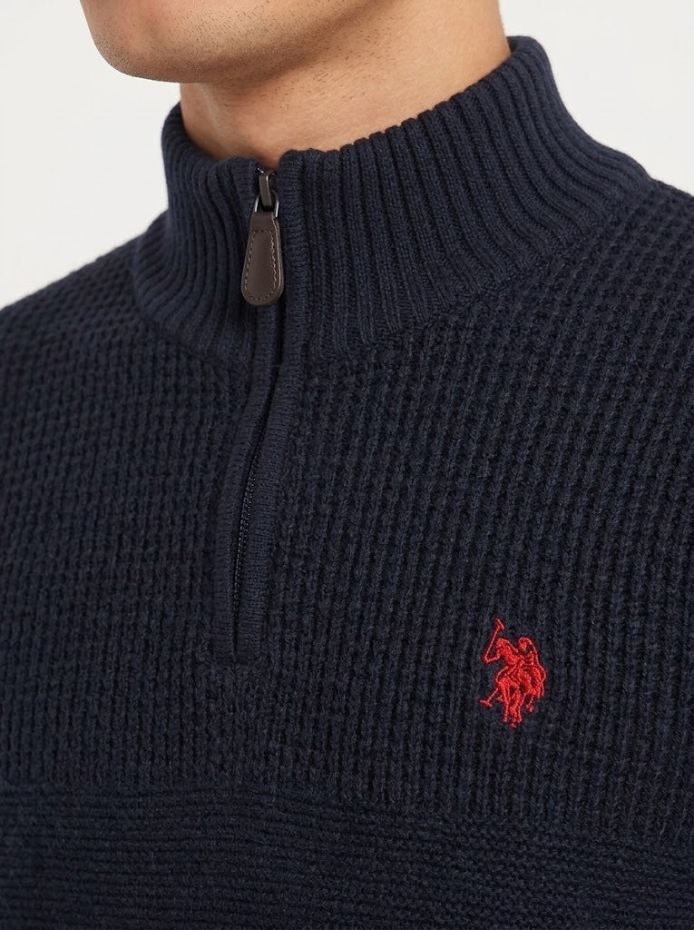 U.S. Polo Assn. Original Men Half-Zip Knit Sweater