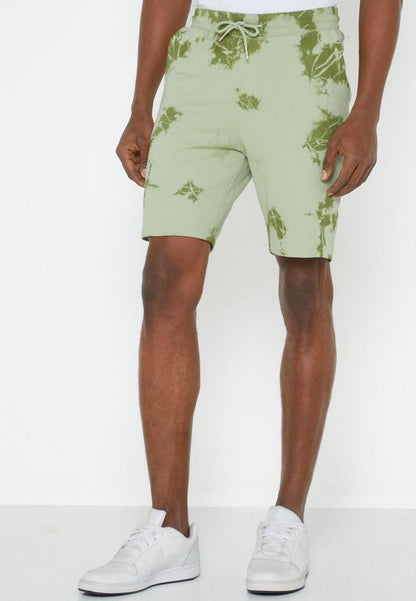 Only & Sons Original Green Tie-Dye Men Shorts